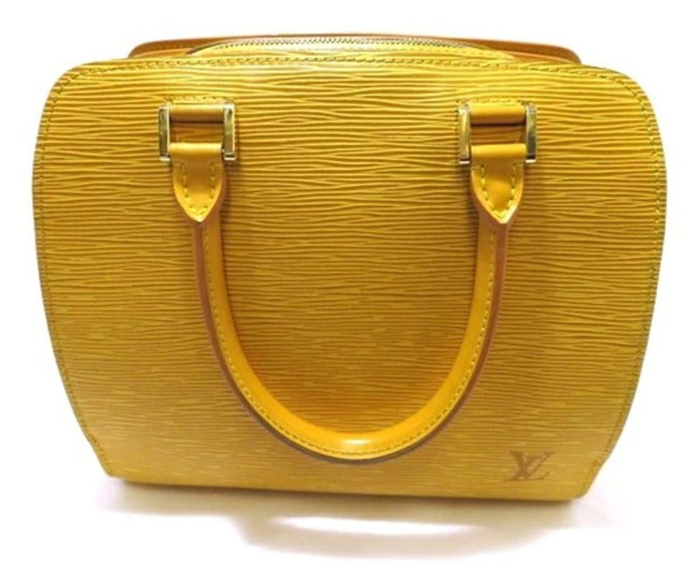 LOUIS VUITTON Handbag Pont Neuf Epi Tassili Yellow